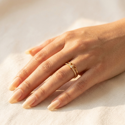 Unendlicher Liebesversprechensring