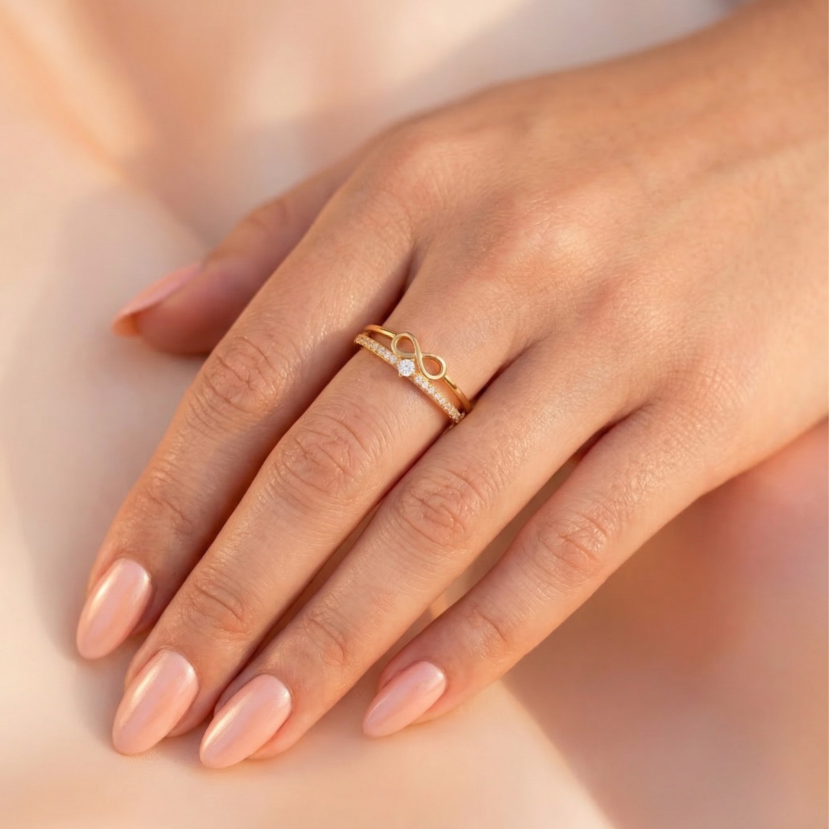 Unendlicher Liebesversprechensring
