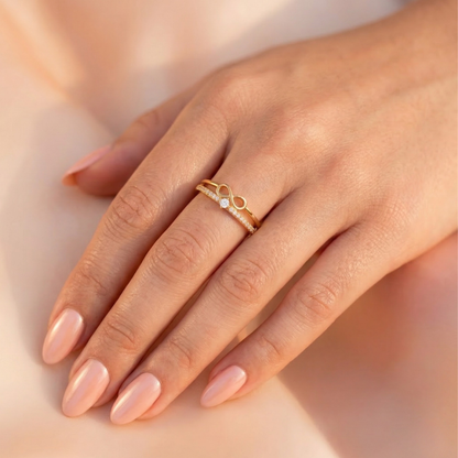 Unendlicher Liebesversprechensring