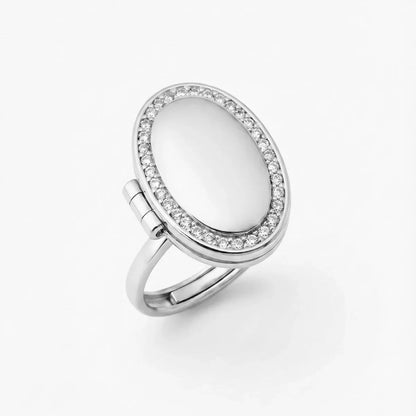 Ovaler Medaillonring